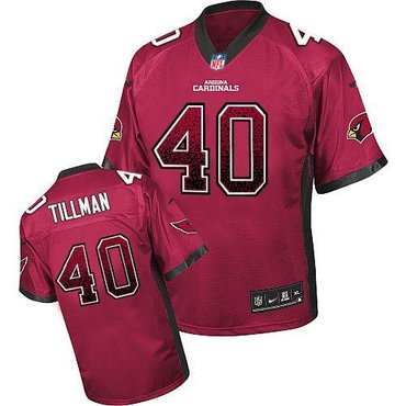 NEW Arizona Cardinals 40 Pat Tillman Red Team Color Stitched NFL Elite Drift Fashion Jersey NEW Arizona Cardinals 40 Pat Tillman Red Team Color Stitched NFL Elite Drift Fashion Jersey