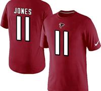 NEW Atlanta Falcons #11 Julio Jones Red Player Pride Name and Number T-Shirt NEW Atlanta Falcons #11 Julio Jones Red Player Pride Name and Number T-Shirt