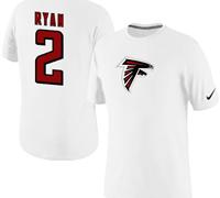 NEW Atlanta Falcons #2 Matt Ryan Player Name & Number T-Shirt white NEW Atlanta Falcons #2 Matt Ryan Player Name & Number T-Shirt white