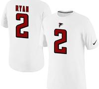 NEW Atlanta Falcons #2 Matt Ryan Player Pride Name & Number T-Shirt White NEW Atlanta Falcons #2 Matt Ryan Player Pride Name & Number T-Shirt White