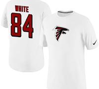 NEW Atlanta Falcons #84 Roddy White Name & Number T-Shirt White NEW Atlanta Falcons #84 Roddy White Name & Number T-Shirt White