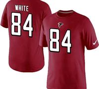NEW Atlanta Falcons #84 Roddy White Pride Name & Number T-Shirt Red NEW Atlanta Falcons #84 Roddy White Pride Name & Number T-Shirt Red