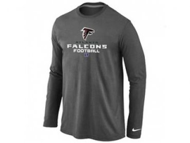 NEW Atlanta Falcons Critical Victory Long Sleeve T-Shirt D.Grey NEW Atlanta Falcons Critical Victory Long Sleeve T-Shirt D.Grey