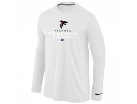 NEW Atlanta Falcons Critical Victory Long Sleeve T-Shirt White NEW Atlanta Falcons Critical Victory Long Sleeve T-Shirt White