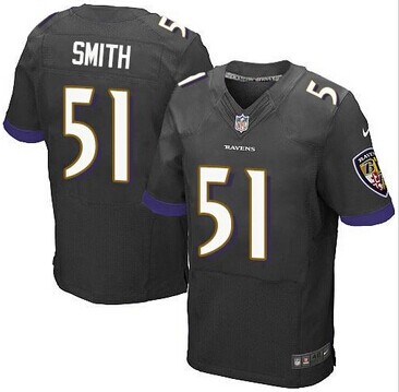NEW Baltimore Ravens #51 Daryl Smith Black Alternate NFL New Elite Jersey NEW Baltimore Ravens #51 Daryl Smith Black Alternate NFL New Elite Jersey