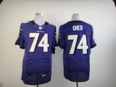 NEW Baltimore Ravens #74 oher purple jerseys(Elite) NEW Baltimore Ravens #74 oher purple jerseys(Elite)