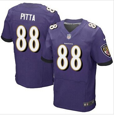 NEW Baltimore Ravens #88 Dennis Pitta Purple Team Color NFL New Elite Jersey