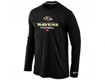 NEW Baltimore Ravens Critical Victory Long Sleeve T-Shirt Black