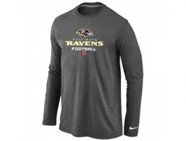 NEW Baltimore Ravens Critical Victory Long Sleeve T-Shirt D.Grey NEW Baltimore Ravens Critical Victory Long Sleeve T-Shirt D.Grey