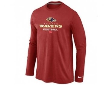 NEW Baltimore Ravens Critical Victory Long Sleeve T-Shirt RED