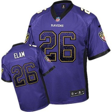 NEW Baltimore ravens #26 Matt Elam Purple Stitched NFL Elite Drift Fashion Jerseys NEW Baltimore ravens #26 Matt Elam Purple Stitched NFL Elite Drift Fashion Jerseys