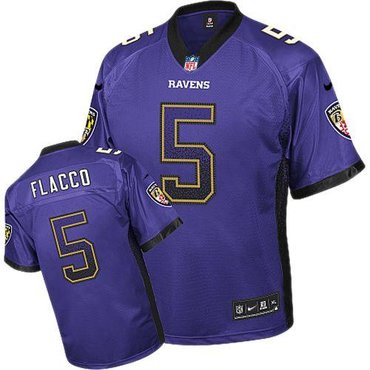 NEW Baltimore ravens 5 Joe Flacco Purple Team Color Stitched NFL Elite Drift Fashion Jersey NEW Baltimore ravens 5 Joe Flacco Purple Team Color Stitched NFL Elite Drift Fashion Jersey