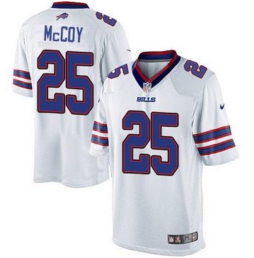 NEW Bills #25 LeSean McCoy White Men's Stitched NFL New Limited Jersey NEW Bills #25 LeSean McCoy White Men's Stitched NFL New Limited Jersey