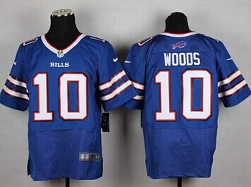 NEW Buffalo Bills #10 Robert Woods Royal Blue Team Color NFL New Elite Jersey