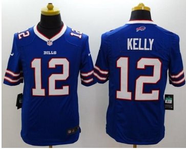NEW Buffalo Bills #12 Jim Kelly Royal Blue Team Color NFL New Limited Jersey NEW Buffalo Bills #12 Jim Kelly Royal Blue Team Color NFL New Limited Jersey
