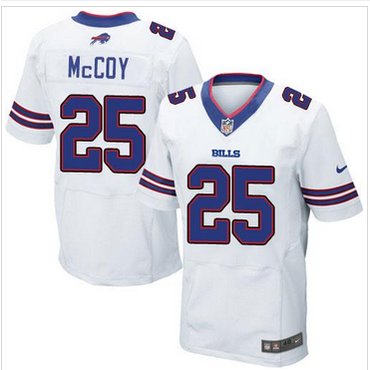 NEW Buffalo Bills #25 LeSean McCoy White Men's Stitched NFL New Elite Jersey NEW Buffalo Bills #25 LeSean McCoy White Men's Stitched NFL New Elite Jersey