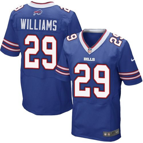 NEW Buffalo Bills #29 Karlos Williams Royal Blue Team Color Men's Stitched NFL New Elite Jersey