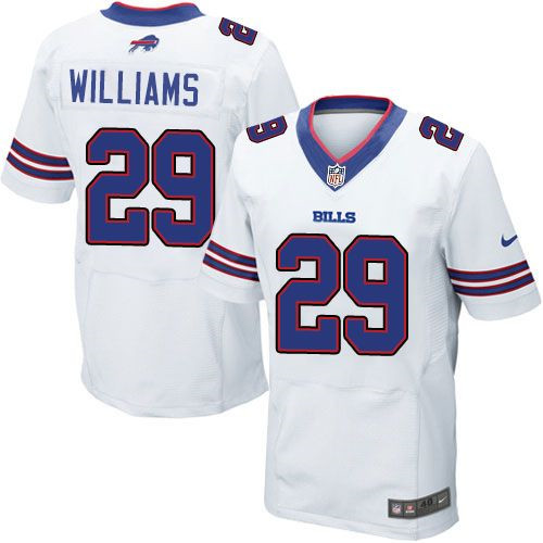 NEW Buffalo Bills #29 Karlos Williams White Men's Stitched NFL New Elite Jersey NEW Buffalo Bills #29 Karlos Williams White Men's Stitched NFL New Elite Jersey