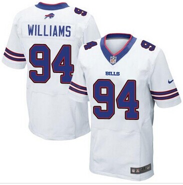 NEW Buffalo Bills #94 Mario Williams White NFL New Elite Jersey
