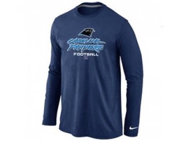 NEW Carolina Panthers Critical Victory Long Sleeve T-Shirt D.Blue