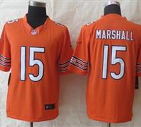 NEW Chicago Bears #15 Brandon Marshall Orange Alternate NFL Limited Jersey NEW Chicago Bears #15 Brandon Marshall Orange Alternate NFL Limited Jersey