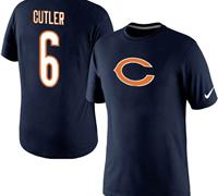 NEW Chicago Bears #6 Jay Cutler Pride Name & Number T-Shirt Blue NEW Chicago Bears #6 Jay Cutler Pride Name & Number T-Shirt Blue