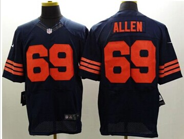 NEW Chicago Bears #69 Jared Allen Navy Blue 1940s Throwback NFL Elite Jersey NEW Chicago Bears #69 Jared Allen Navy Blue 1940s Throwback NFL Elite Jersey