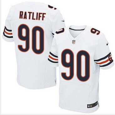 NEW Chicago Bears #90 Jeremiah Ratliff White NFL Elite Jersey NEW Chicago Bears #90 Jeremiah Ratliff White NFL Elite Jersey