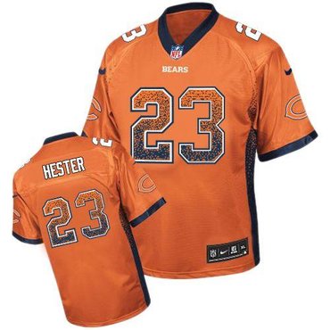 NEW Chicago Bears 23 Devin Hester Orange Alternate Stitched NFL Elite Drift Fashion Jersey NEW Chicago Bears 23 Devin Hester Orange Alternate Stitched NFL Elite Drift Fashion Jersey