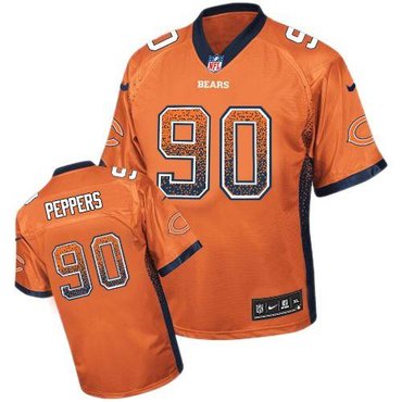 NEW Chicago Bears 90 Julius Peppers Orange Alternate Stitched NFL Elite Drift Fashion Jersey NEW Chicago Bears 90 Julius Peppers Orange Alternate Stitched NFL Elite Drift Fashion Jersey