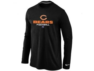 NEW Chicago Bears Critical Victory Long Sleeve T-Shirt Black NEW Chicago Bears Critical Victory Long Sleeve T-Shirt Black