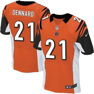 NEW Cincinnati Bengals #21 Darqueze Dennard Orange Alternate Men's Stitched NFL Elite Jersey NEW Cincinnati Bengals #21 Darqueze Dennard Orange Alternate Men's Stitched NFL Elite Jersey
