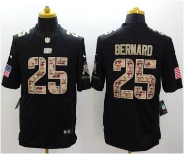 NEW Cincinnati Bengals #25 Giovani Bernard Black NFL Limited Salute to Service Jersey NEW Cincinnati Bengals #25 Giovani Bernard Black NFL Limited Salute to Service Jersey