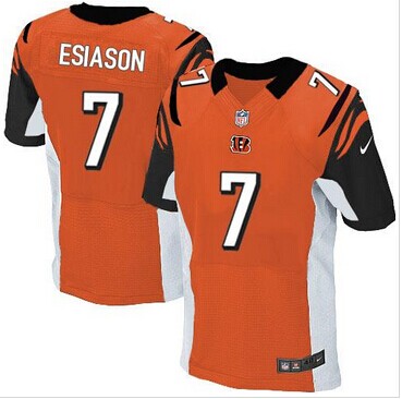 NEW Cincinnati Bengals #7 Boomer Esiason Orange Alternate NFL Elite Jersey NEW Cincinnati Bengals #7 Boomer Esiason Orange Alternate NFL Elite Jersey