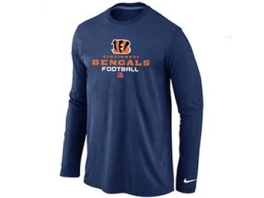 NEW Cincinnati Bengals Critical Victory Long Sleeve T-Shirt D.Blue NEW Cincinnati Bengals Critical Victory Long Sleeve T-Shirt D.Blue