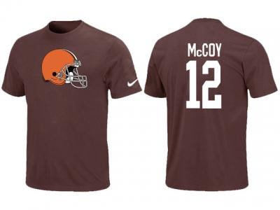 NEW Cleveland Browns #12 Colt McCoy Name & Number T-Shirt