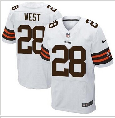 NEW Cleveland Browns #28 Terrance West White NFL Elite Jersey NEW Cleveland Browns #28 Terrance West White NFL Elite Jersey