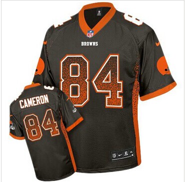 NEW Cleveland Browns #84 Jordan Cameron Brown Team Color NFL Elite Drift Fashion Jersey NEW Cleveland Browns #84 Jordan Cameron Brown Team Color NFL Elite Drift Fashion Jersey