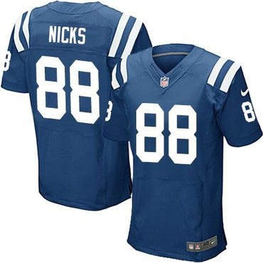 NEW Colts #88 Hakeem Nicks Blue NFL Elite Jersey NEW Colts #88 Hakeem Nicks Blue NFL Elite Jersey