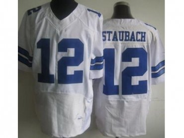 NEW Dallas Cowboys #12 R Staubach White Jerseys(Elite) NEW Dallas Cowboys #12 R Staubach White Jerseys(Elite)