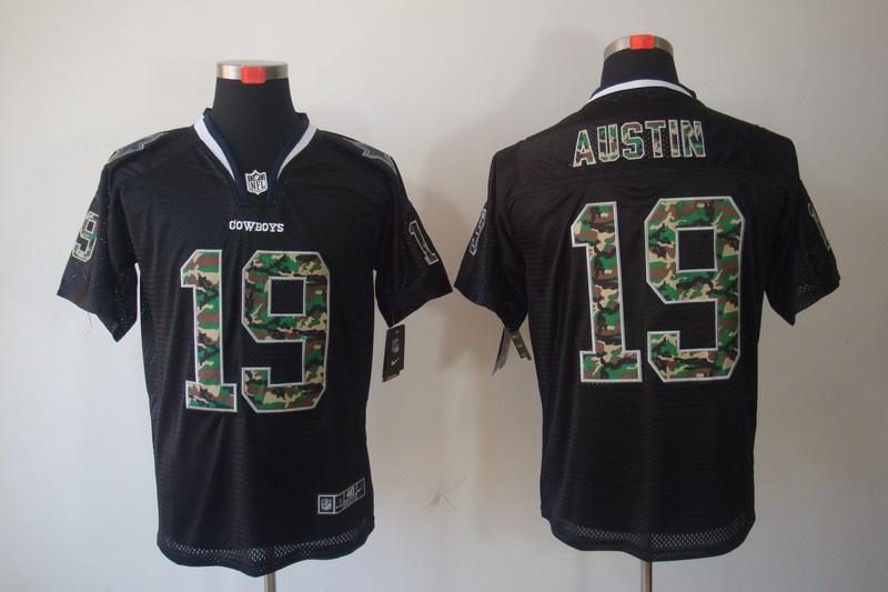 NEW Dallas Cowboys #19 Miles Austin Lights Out Black Elite Jerseys(Camo Number) NEW Dallas Cowboys #19 Miles Austin Lights Out Black Elite Jerseys(Camo Number)