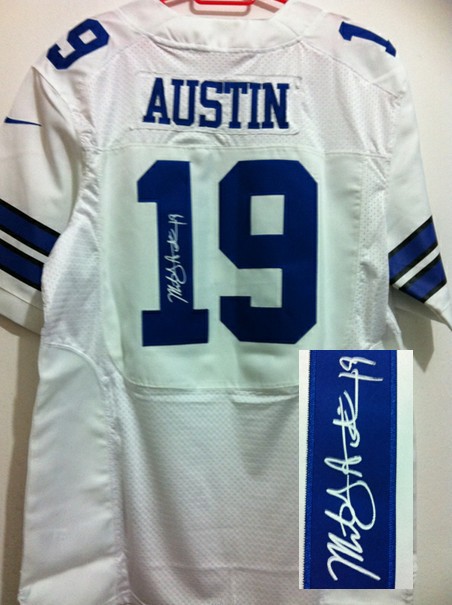 NEW Dallas Cowboys #19 Miles Austin white jerseys(Elite signature) NEW Dallas Cowboys #19 Miles Austin white jerseys(Elite signature)