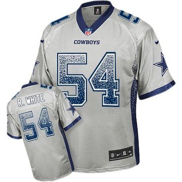 NEW Dallas Cowboys #54 Randy White Grey Stitched NFL Elite Drift Fashion Jersey NEW Dallas Cowboys #54 Randy White Grey Stitched NFL Elite Drift Fashion Jersey