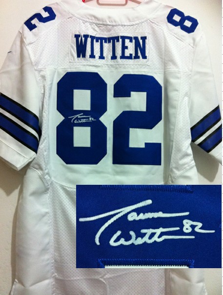 NEW Dallas Cowboys #82 Jason Witten white jerseys(Elite signature) NEW Dallas Cowboys #82 Jason Witten white jerseys(Elite signature)