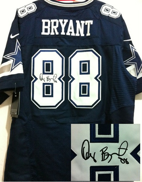 NEW Dallas Cowboys #88 Dez Bryant dk.blue jerseys(Elite signature) NEW Dallas Cowboys #88 Dez Bryant dk.blue jerseys(Elite signature)