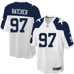 NEW Dallas Cowboys #97 Jason Hatcher White Throwback Alternate NFL Jersey(Game) NEW Dallas Cowboys #97 Jason Hatcher White Throwback Alternate NFL Jersey(Game)