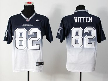 NEW Dallas Cowboys 82 Jason Witten Blue White Drift Fashion II Elite NFL Jerseys NEW Dallas Cowboys 82 Jason Witten Blue White Drift Fashion II Elite NFL Jerseys