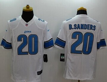 NEW Detroit Lions #20 Barry Sanders White NFL Limited Jersey NEW Detroit Lions #20 Barry Sanders White NFL Limited Jersey