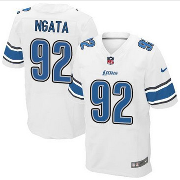 NEW Detroit Lions #92 Haloti Ngata White Men's Stitched NFL Elite Jersey NEW Detroit Lions #92 Haloti Ngata White Men's Stitched NFL Elite Jersey