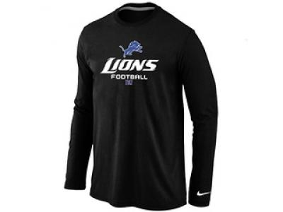 NEW Detroit Lions Critical Victory Long Sleeve T-Shirt Black NEW Detroit Lions Critical Victory Long Sleeve T-Shirt Black